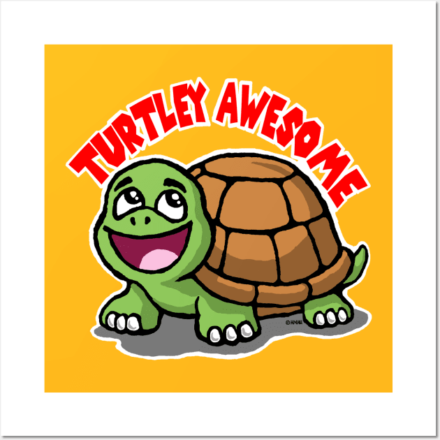 Turtley Awesome Wall Art by NewSignCreation